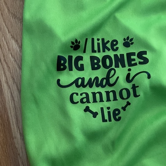 Price drop … NWOT Lightweight Material Dog (Puppy) Shirt with Saying - Picture 4 of 7